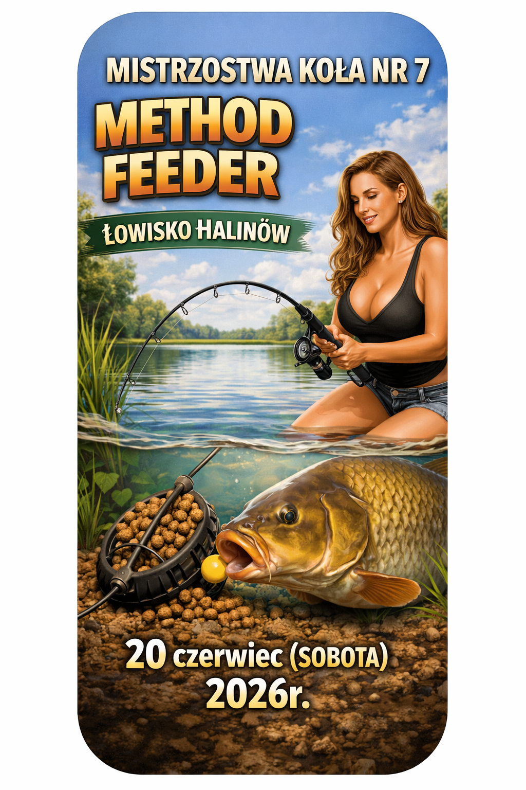 MISTRZOSTWA KOŁA Nr 7 Warszawa Ochota METHOD FEEDER 20.06.2026r. HALINÓW